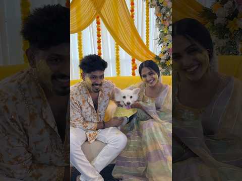 Wedding Series -07 ๐ #haldi #shorts #anushkajayaraj #bride #anushkajayaraj