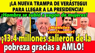 ¡La nueva trampa de Verástegui! Hombre se subió a vagón de mujeres ¡menos pobres gracias a AMLO!