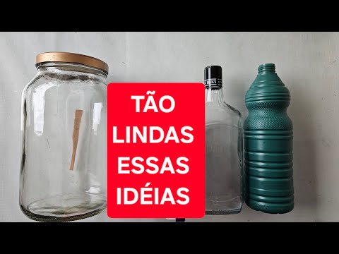 TÃO LINDAS ESSAS IDEIAS INCRÍVEIS FAÇA VOCÊ MESMO DIY DO LIXO AO LUXO