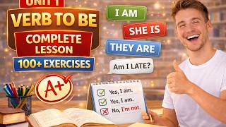 Complete Verb To Be + 100 Exercises | Unit 1 Basic Grammar | Aasaaska Grammar-ka Ingiriiska