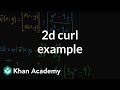 Understanding Two-Dimensional Curl