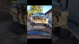DIY Truck Facelift: How'd I do? #diy #dodge #truck #4x4 #ram #dodgeram #repair #ramlife #fix #body
