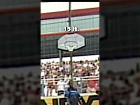 LeBron can get buckets on any hoop #basketball #lebronjames #fypage #viralvideo #shorts