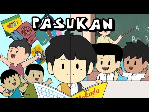 PASUKAN (1ST DAY Sa KINDER) | Pinoy Animation