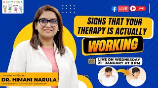 Live at 8pm I Signs That Your Child’s Therapy Is Actually Working