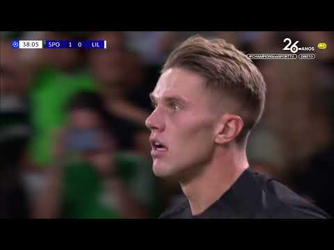 Golo Gyokeres: Sporting (1)-0 Lille - UEFA Champions League 2024/25 | sport tv