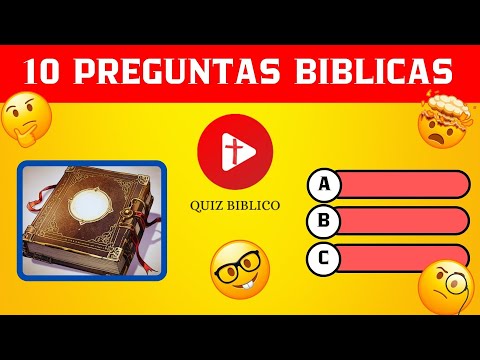 ⚡ QUIZ BÍBLICO 🔥 10 Preguntas Bíblicas que Ponen a PRUEBA tu FE y CONOCIMIENTO 😇 ¡Acepta el Reto!