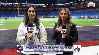 Frogs Today Alamo Bowl Pregame Show presented by Texit Coin I Frogs vs Trojans in San Antonio