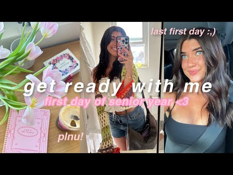 get ready with me for my last first day of college! (senior year at plnu 2024)