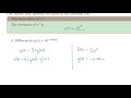 Differentiation of Logarithmic and Exponential Functions