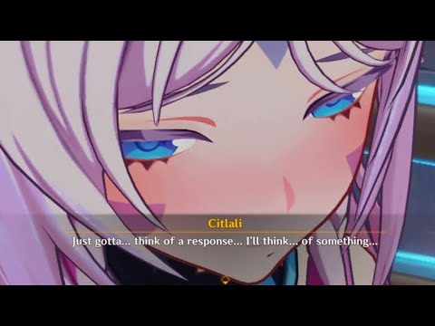 Citlali being embarrassed by traveler's thoughts for 4 minutes