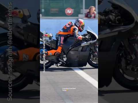 Dani Pedrosa Tests KTM at Misano Circuit