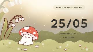 🌾 25/5 Deep Pomodoro Focus timer | 2 Hours Focus | Retro + Jazz Lofi | ADHD Focus 🎧📚