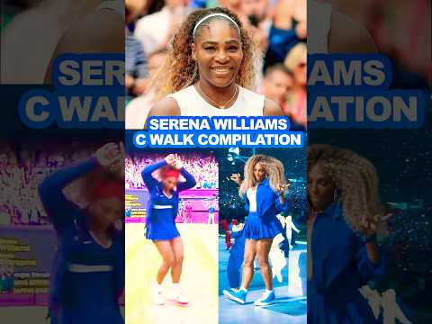 Serena Williams Crip Walk Compilation 💙🔥#kendricklamar #superbowlhalftimeshow