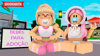 VIRAMOS BEBÊS ORFÃOS EM BROOKHAVEN - Historinha Brookhaven Roblox