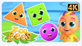 The Shapes Song, Learning Video And Nursery Rhyme for Kids