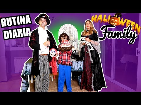 *PUBLICIDAD* RUTINA DIARIA FAMILIA DE HALLOWEEN