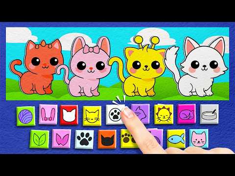 Don't Eat Us! Sprunki Cats VS Sprunki Mermaids *Alternative Universe Paper Game Book*