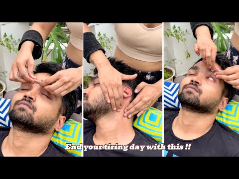 Pure Relaxation in the balcony | Head, Face & Ears Massage 💆‍♂️by @Icecinnamon