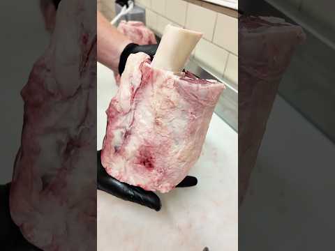 Clean Bone Technique for a Thor’s Hammer 🍖 #steak