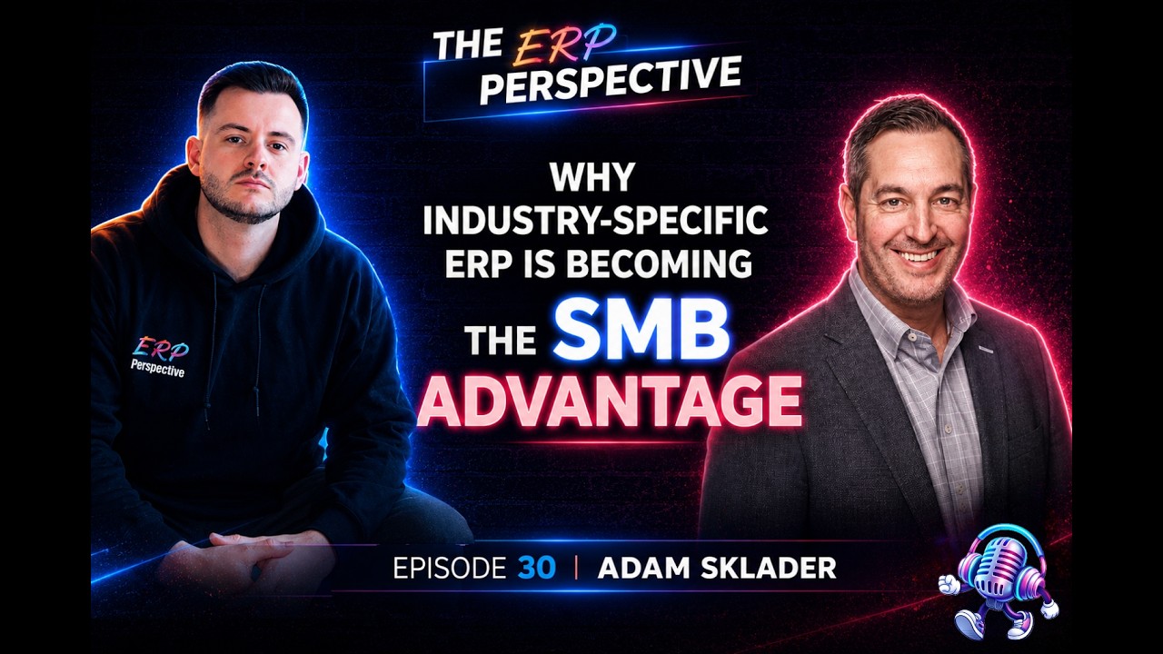 Why Industry-Specific ERP Is Becoming the SMB Advantage | 17.07.2026

Is choosing the ERP with the most features really the best decision... Or should organisations be placing greater value on industry ...