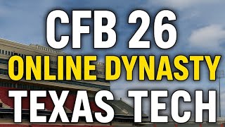 CFB 26 Online Dynasty Texas Tech Y2 W12 vs Houston