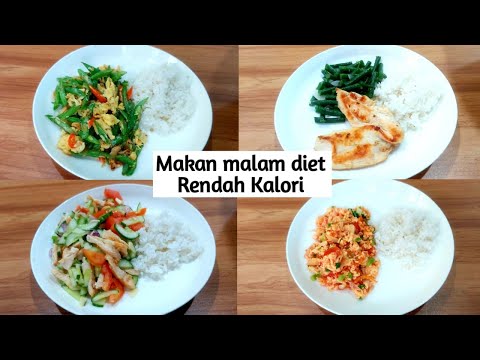 Menu Diet Untuk Makan Malam Rendah Minyak_Rendah Gula⁉️