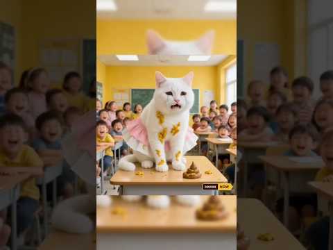 kucing di ketawain teman teman#cat #funny #cute #comedy #kucing #animation #fyp