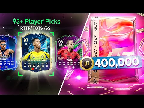 50x 93+ RTTF, TOTS, or SS PICKS & 400k FUTTIES PACKS! 🔥 FC 25