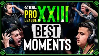 BEST MOMENTS of ESL Pro League Season 23 Playoffs | CS2