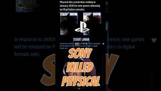 Sony Killed Physical #gaming #short #ps5 #sony
