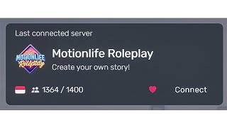 Motionlife Roleplay Upgrade 1400 Slot! Semper Rank 1 Worldwide #motionliferp
