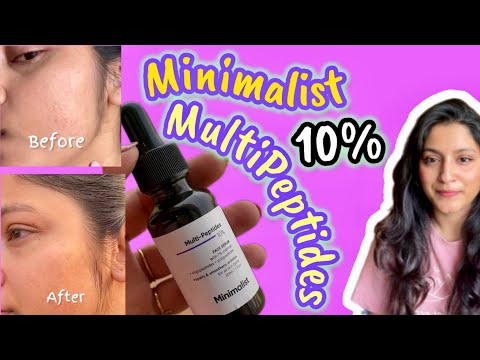 Minimalist Multipeptides 10% Serum Review Before & After 3 months | *NON-SPONSORED* Honest Review
