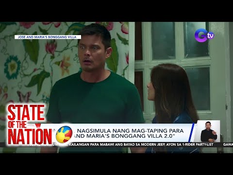 Dongyan Nagsimula Nang Mag Taping Para Sa Jose And Maria S Bonggang