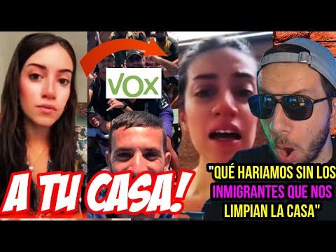 JOVEN ANTI VOX CRITICA las DEPORTACIONES de INMIGRANTES y ACABA MAL! RACISTADA HISTÓRICA?