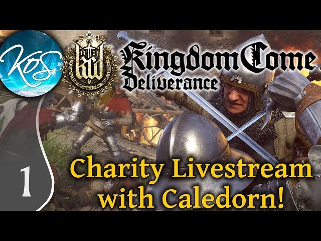 Kingdom Come: Deliverance Ep 1: LIVESTREAM (E3 Charity Stream) - Let's Play, Gameplay