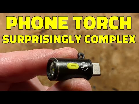Inside a tiny USB-C phone torch