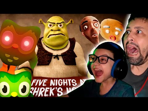 Sexta de Terror: 😨 FNAF do SHREK?! Coruja do DUOLINGO Assustador?! 😱 #SextaDeTerror