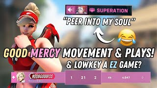 Good Mercy MOVEMENT! 🎀 My FAVORITE Mercy map!  - S13 ✨ PC Mercy Gameplay ✨ ~ Overwatch 2