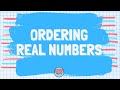 Ordering Real Numbers on the Number Line