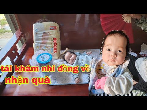 Bảo Trân tái khám Nhi Đồng về nhận quà