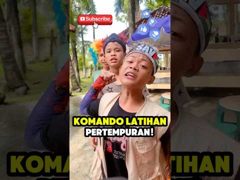 Nyanyi lagu komando latihan pertempuran🫡 #lucu #ytshorts #laguanakindonesia #laguviral #lucungakak