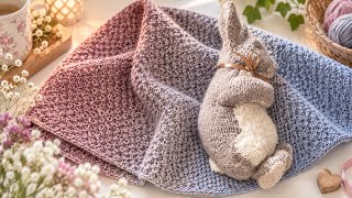 WIP: scialle di Amburgo + un coniglietto a maglia 🐰