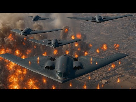 🚨🇮🇷 ¡IRÁN SERÁ DESTRUIDA! ¿Cómo atacan los bombarderos B2 de EE. UU. las zonas nucleares de Irán?