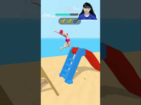 Cewek Letoy Ketemu Squid Game Di Pantai | Jump Girl #shorts