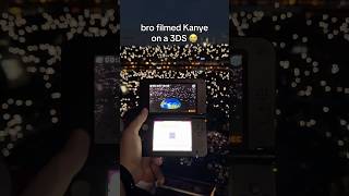 Kanye Concert Filmed on a 3DS 😭😭#kanyewest #kanye #ye #3ds