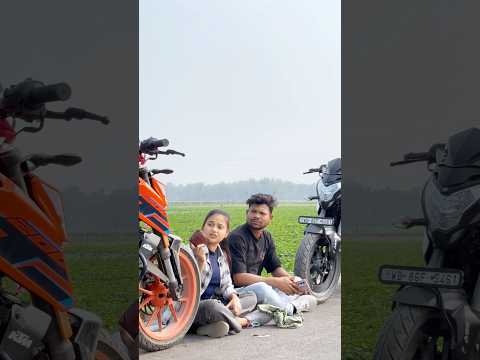 Mere Dono Bike🚴‍♀️Ko Ek Sath Ride Pe Jana Hey😍🔥 || Gulabi Sarara || #shorts #ktm #youtubeshorts