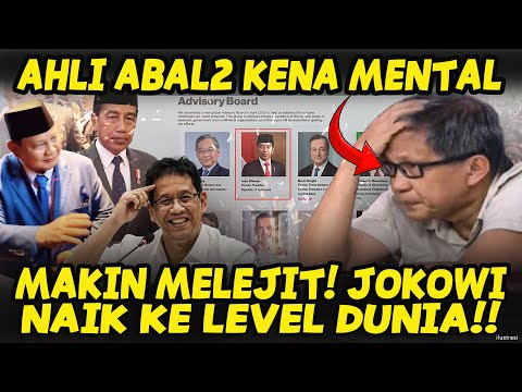 MELEJITT!! JOKOWI MASUK DAFTAR TOKOH EKONOMI DUNIA SEKALIGUS “BUNGKAM” ROCKY GERUNG