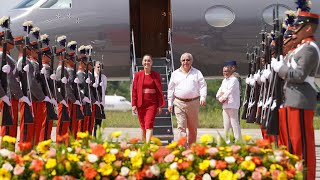 Arribo de la presidenta Claudia Sheinbaum Pardo a Petén, Guatemala