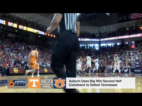 Auburn Uses Big Second Half to Defeat Tennesee
